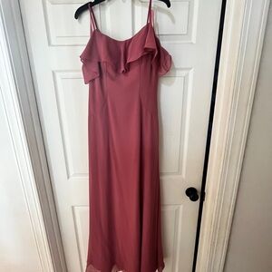 Morilee by Madeline Gardner bridesmaid dress rosewood color